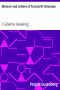 [Gutenberg 7305] • Memoir and Letters of Francis W. Newman